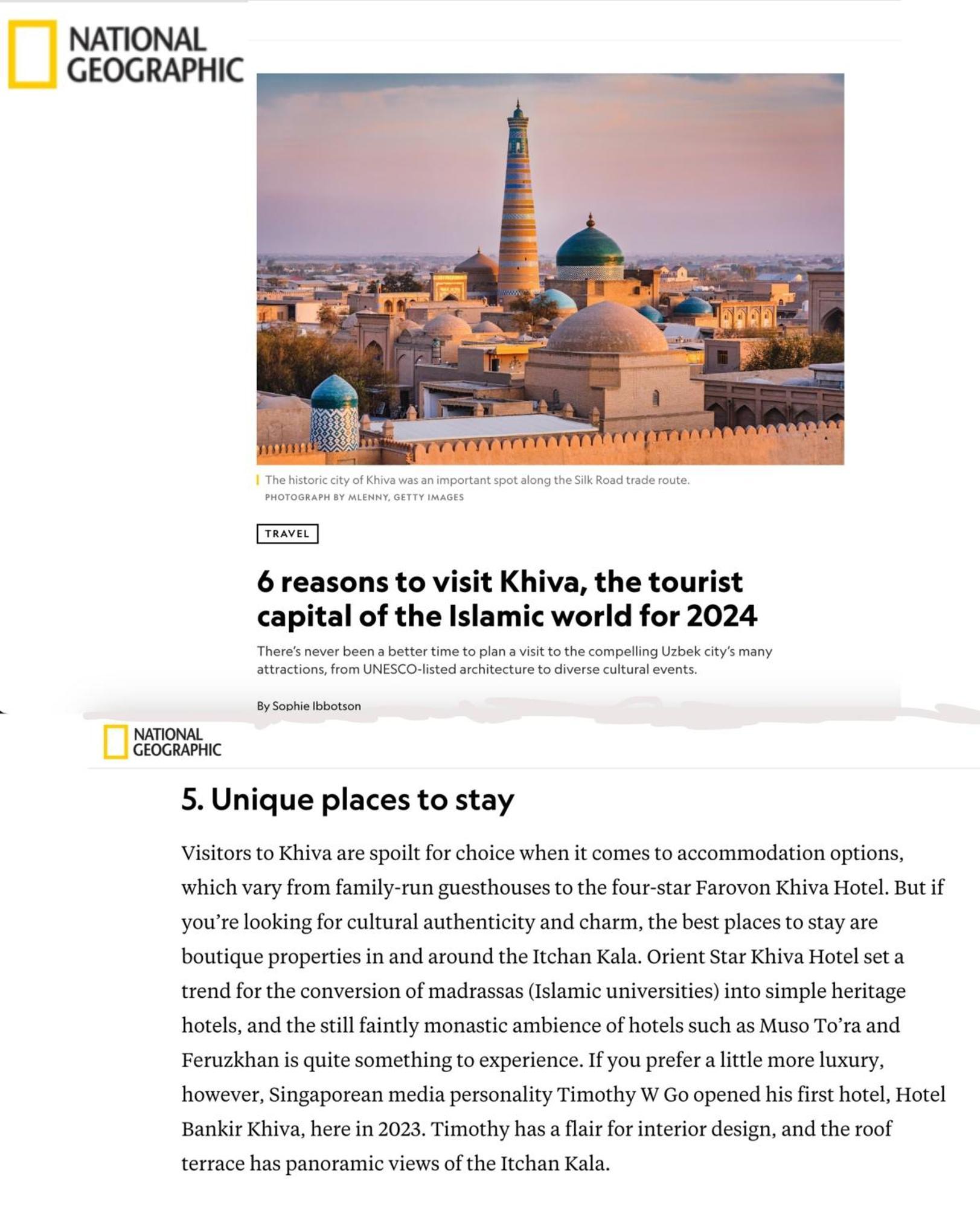 Hotel Bankir Khiva Eksteriør bilde